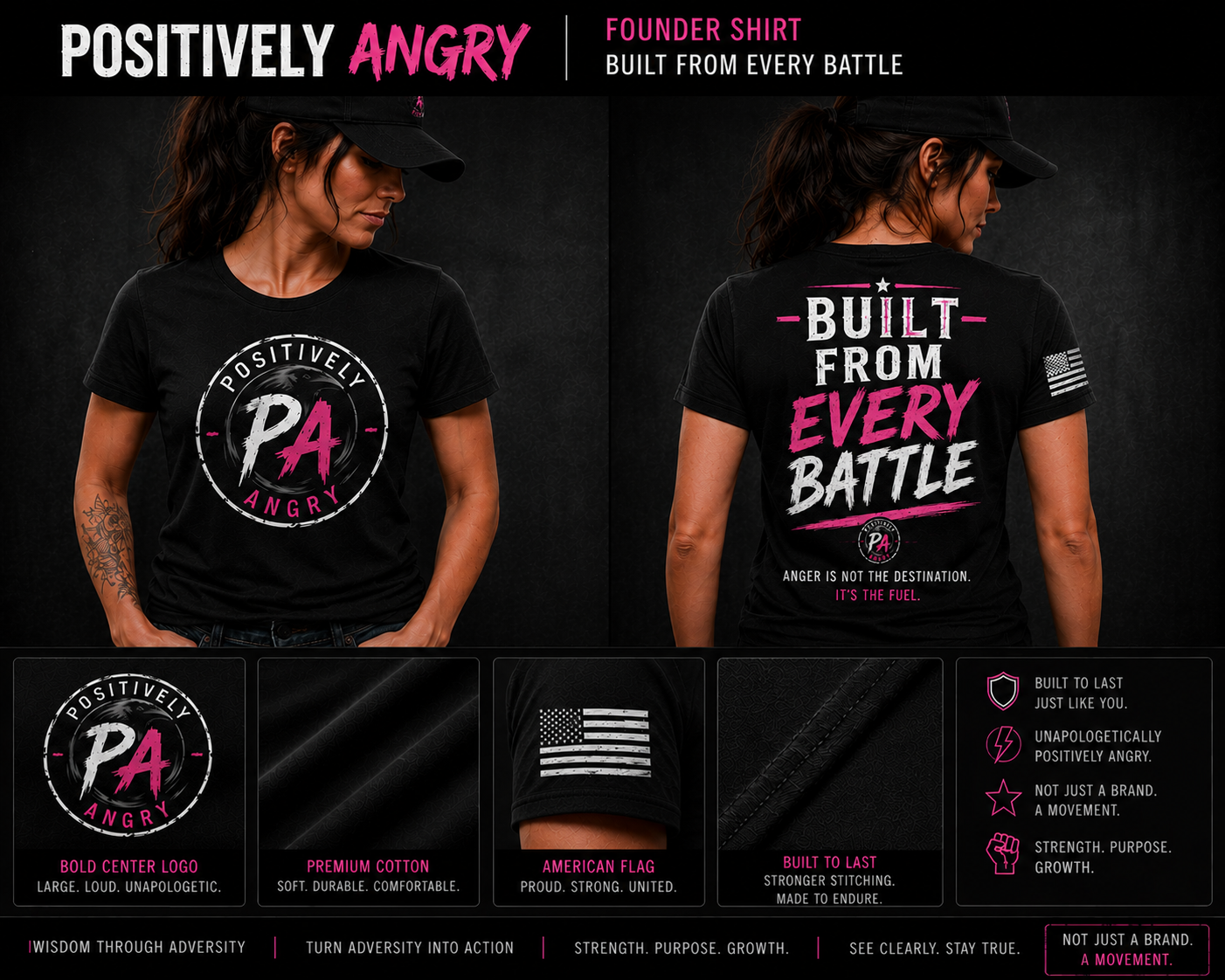 Built From Every Battle Pink